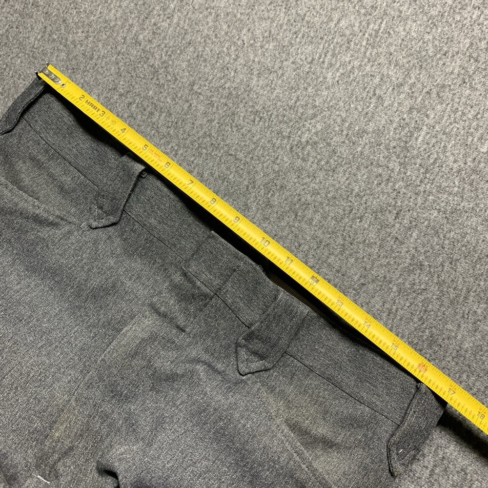 Vtg Mesquite Western Wear Men's Pants in Gray Made In USA - Size 34x31 ACTUAL - Picture 9 of 12